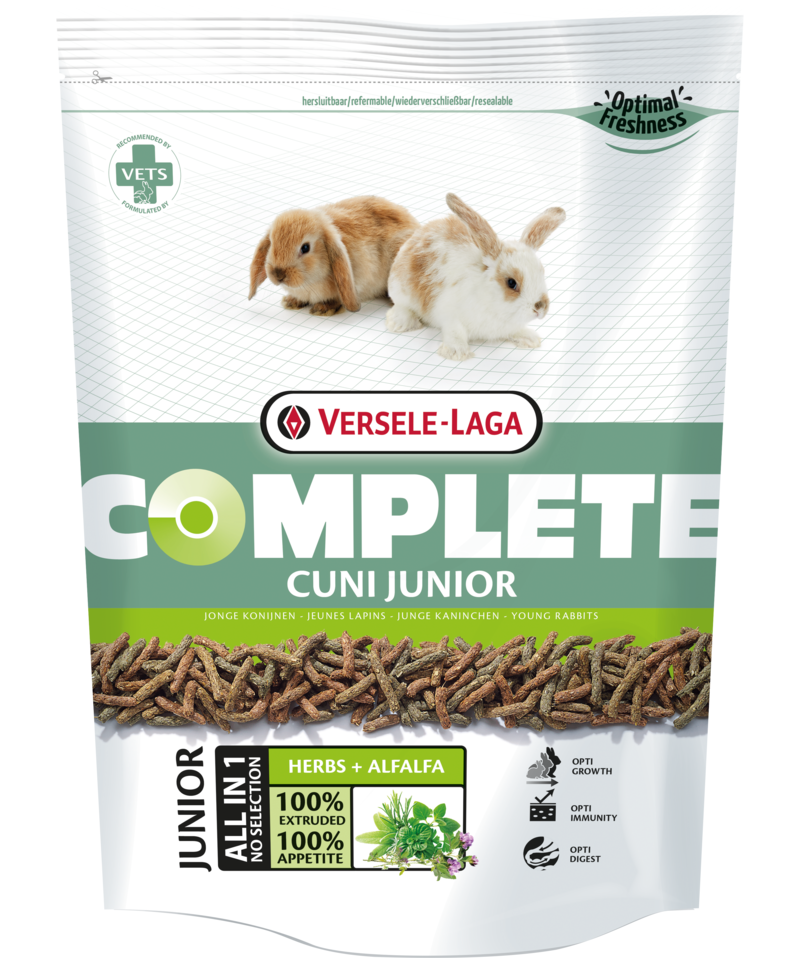 Cuni Junior Complete - Extrudat für junge Zwergkaninchen [461308] 500g - VERSELE LAGA
