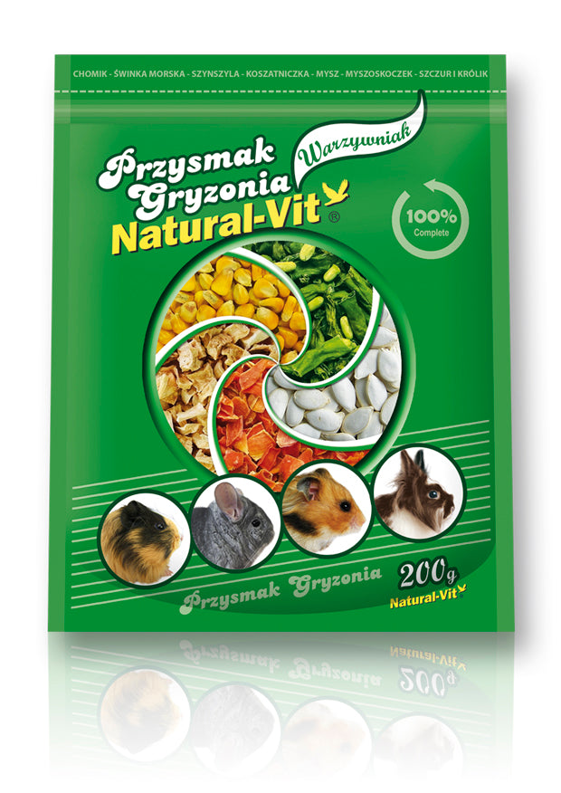 Nagetier Delikatesse Gemüsegarten 200g - NATÜRLICHE VIT