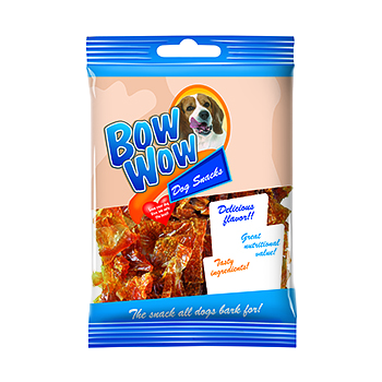 Kollagenchips mit Hühnerleber [BW367] 60g - BOW WOW