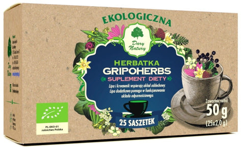 Gripoherbs Tee (25 x 2 g) bio - GESCHENKE DER NATUR