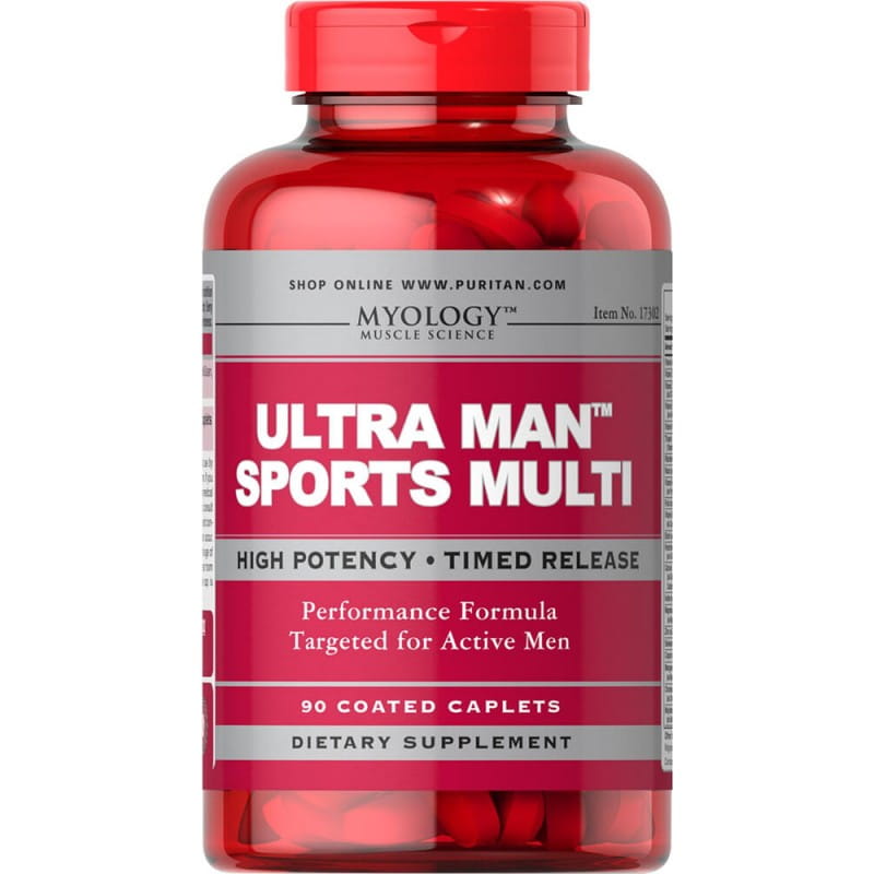 Ultra Mann Multivitamin för Myologiesportare 90 tabletter PURITAN'S PRIDE