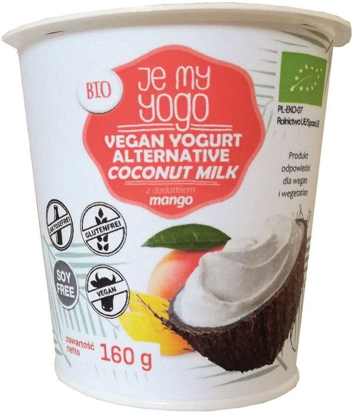 Kokosový dezert s mangem bez lepku BIO 160 g - KOKO YOGO