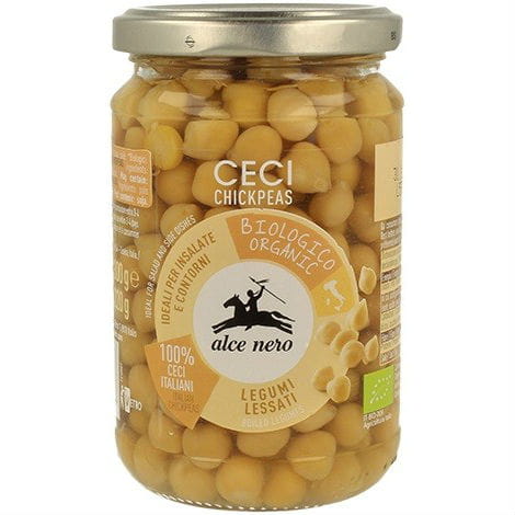 Grão-de-bico em salmoura BIO 300 g - ALCE NERO