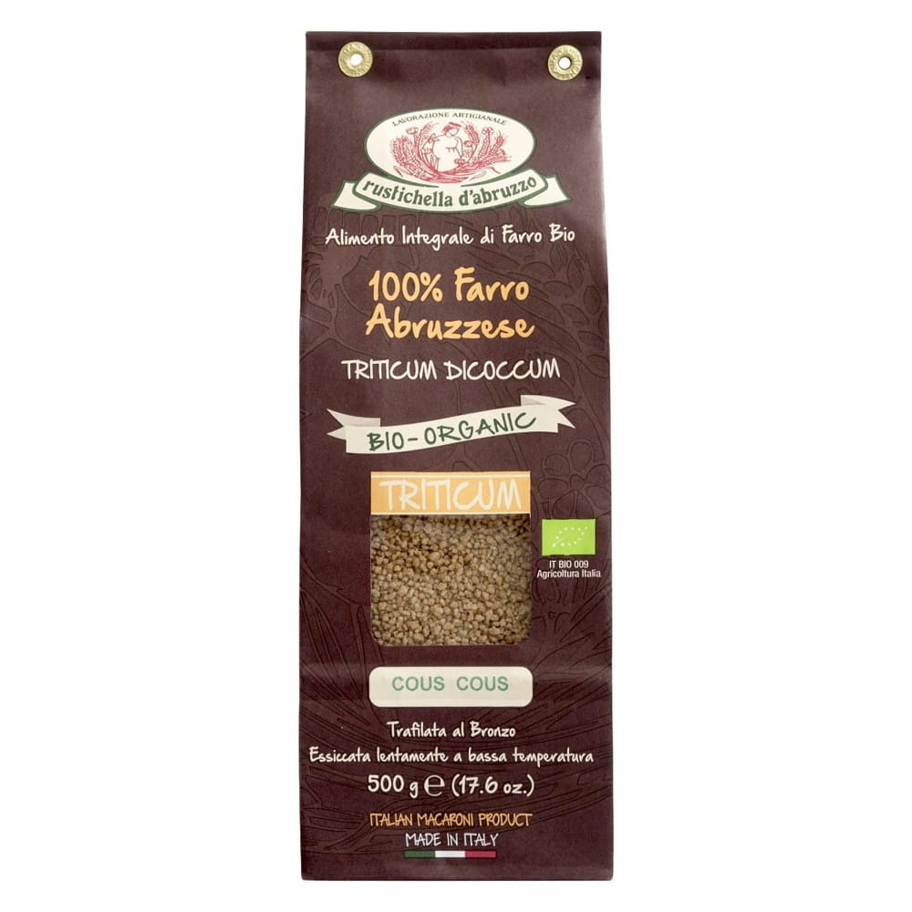 ORGANIC emmer couscous 500 g - RUSTICHELLA DABRUZZO