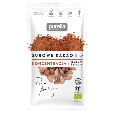 Rohes Kakaopulver BIO 40g PURELLA SUPERFOODS