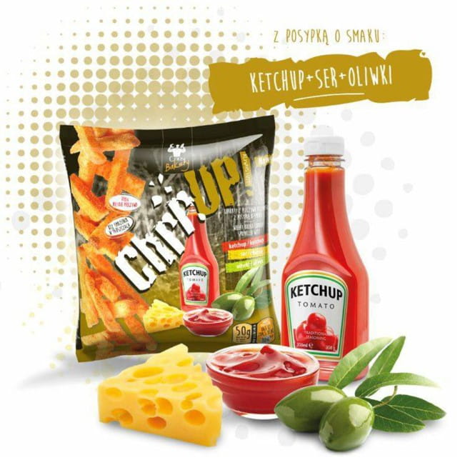 Snack pain de blé croustillant saveur ketchup 50g CHRRUP