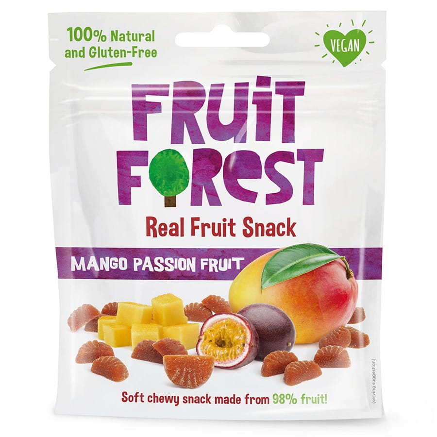 Ovocné bonbóny s mangem a mučenkou 30g FRUIT FOREST