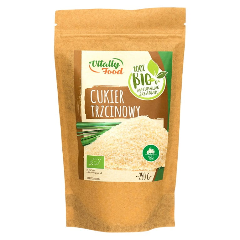 BIO-cukr třtinový 250g VITAL LEBENSMITTEL