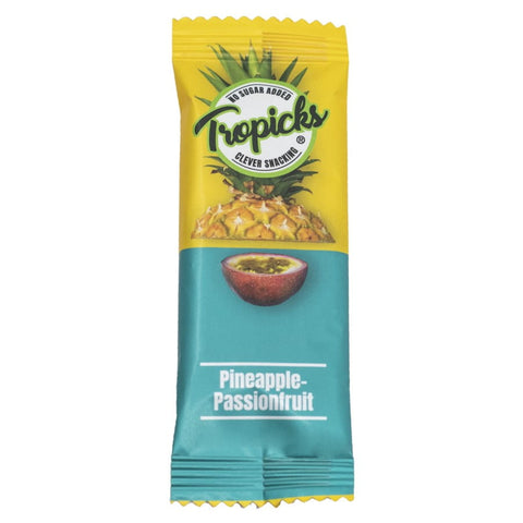 Riegel 96 % Ananas 4 % Maracuja 20 g TROPICKS