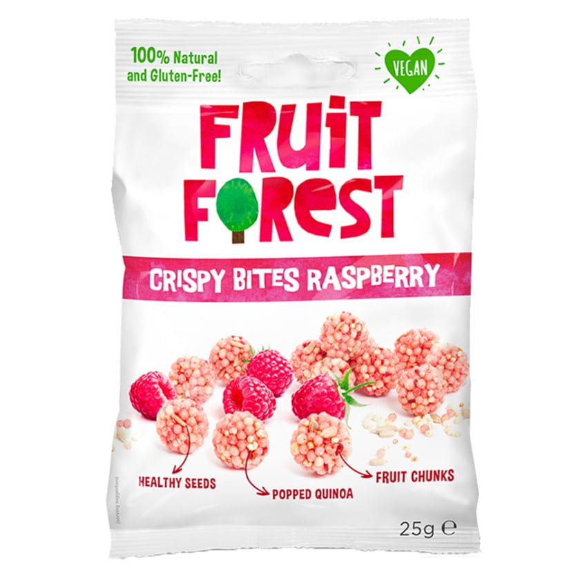 Hallonchips CRISPY bites FRUIT FOREST 25g
