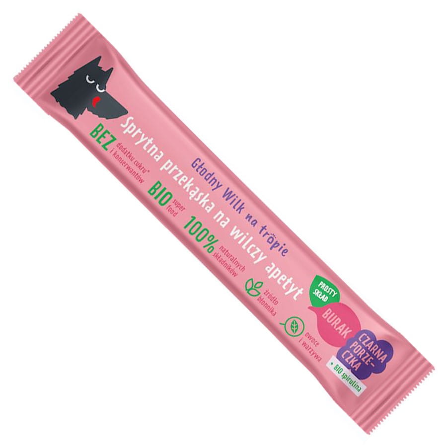 Bar Johannisbeer - Bit dengan Spirulina 20g HUNGRY WOLF