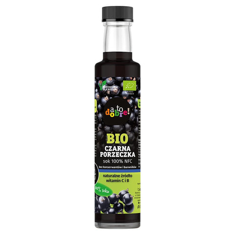 100% schwarzer Johannisbeersaft NFC BIO 250ml - DAS IST GUT!