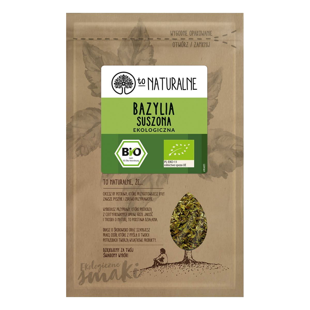 Sušená bazalka Primacy BIO 10g