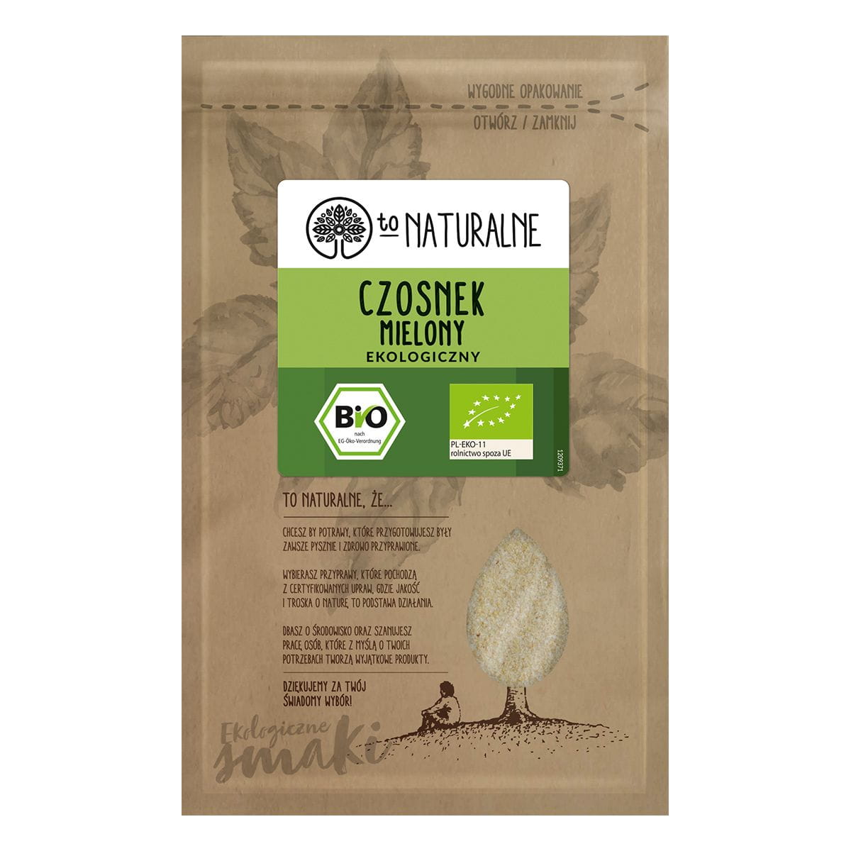 Apprêt à l'ail moulu BIO 15g