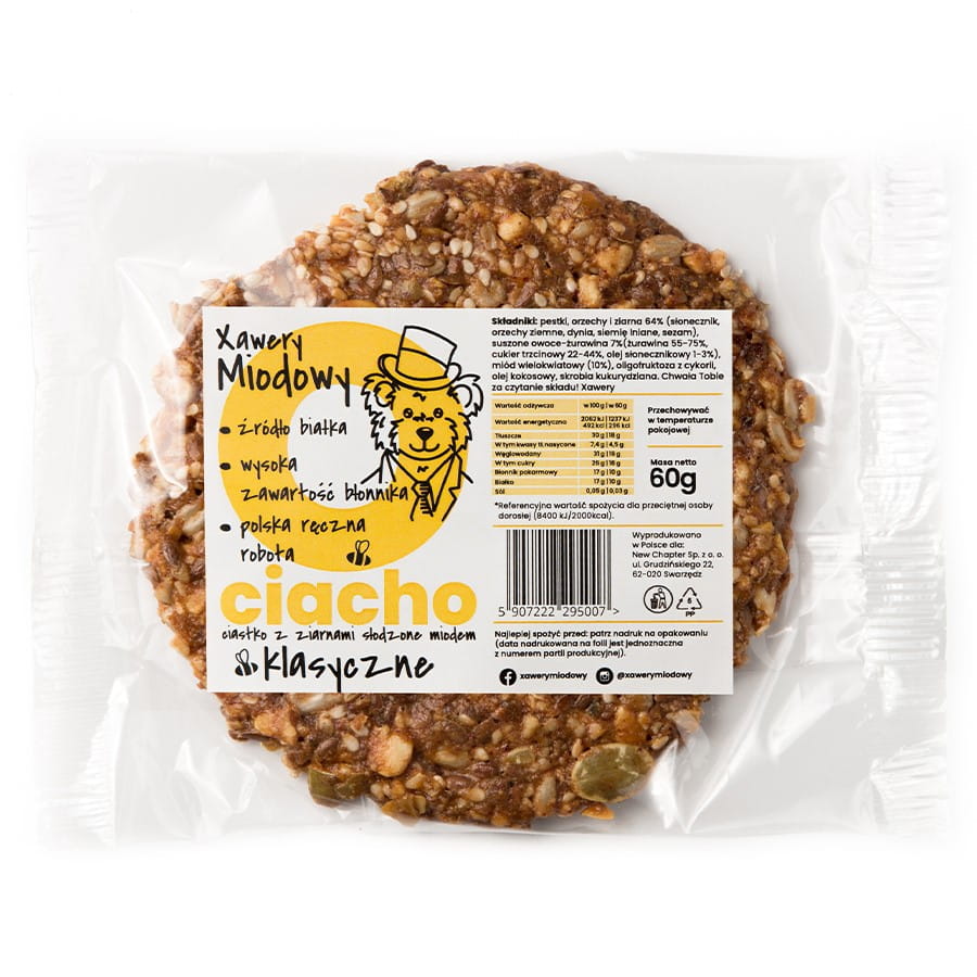 O - klasický koláč 60g MED XAWERY