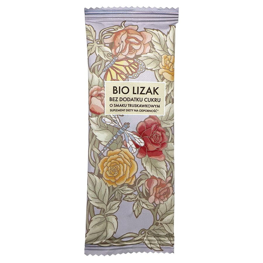 Gula-gula getah dengan perisa strawberi tanpa tambahan gula BIO lizuu 6g