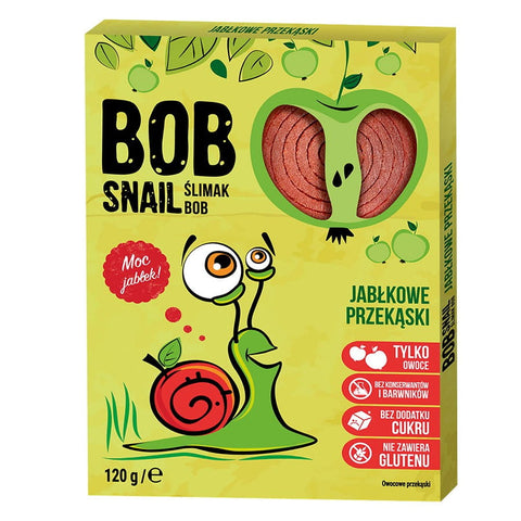 Apfelfruchtsnack ohne Zuckerzusatz 120g BOB SNAIL