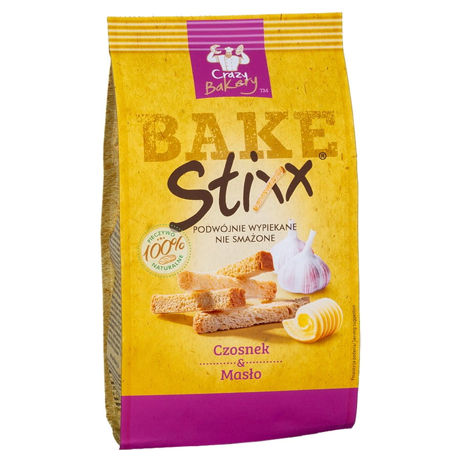 Brotstangen Hvidløg og Smør 60g BAKE STIXX