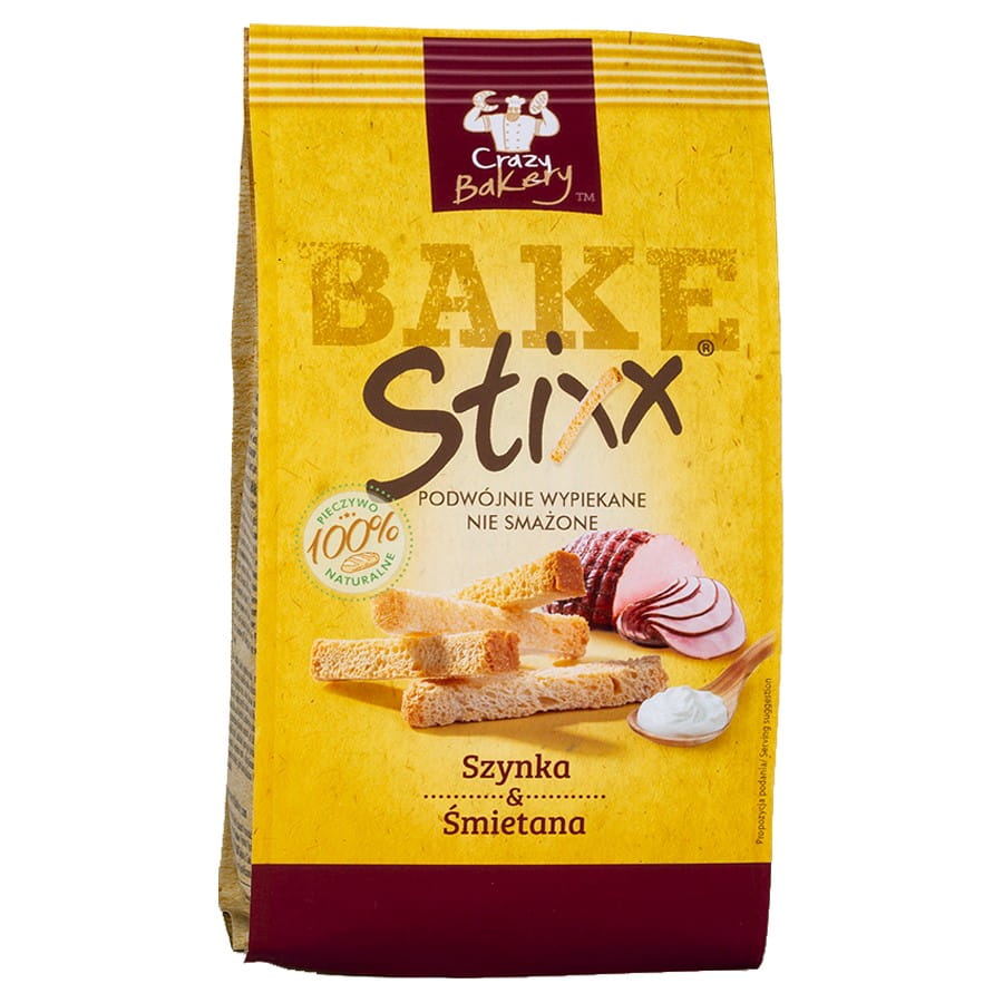 Bread Fingers Ham and Cream 60g BAKE STIXX