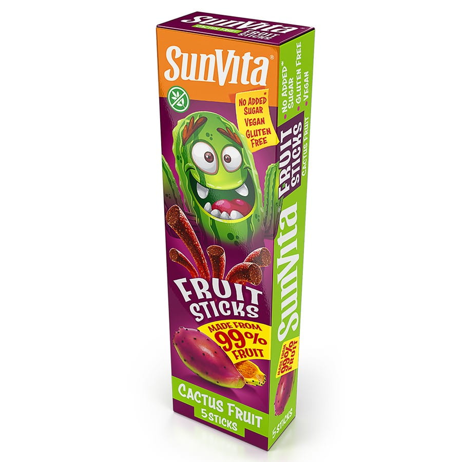 Batang buah tanpa tambahan gula - Buah kaktus 100g (5x20g) SUNVITA