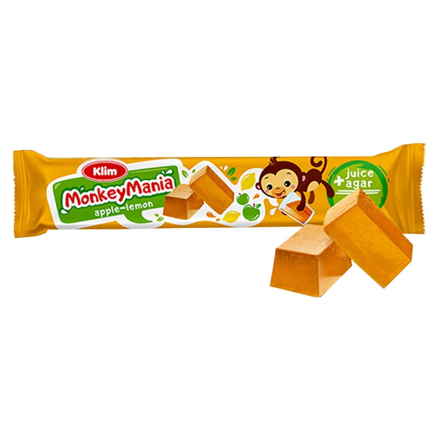 Monkey Mania Gelé - Eple - Sitron 39g KLIM