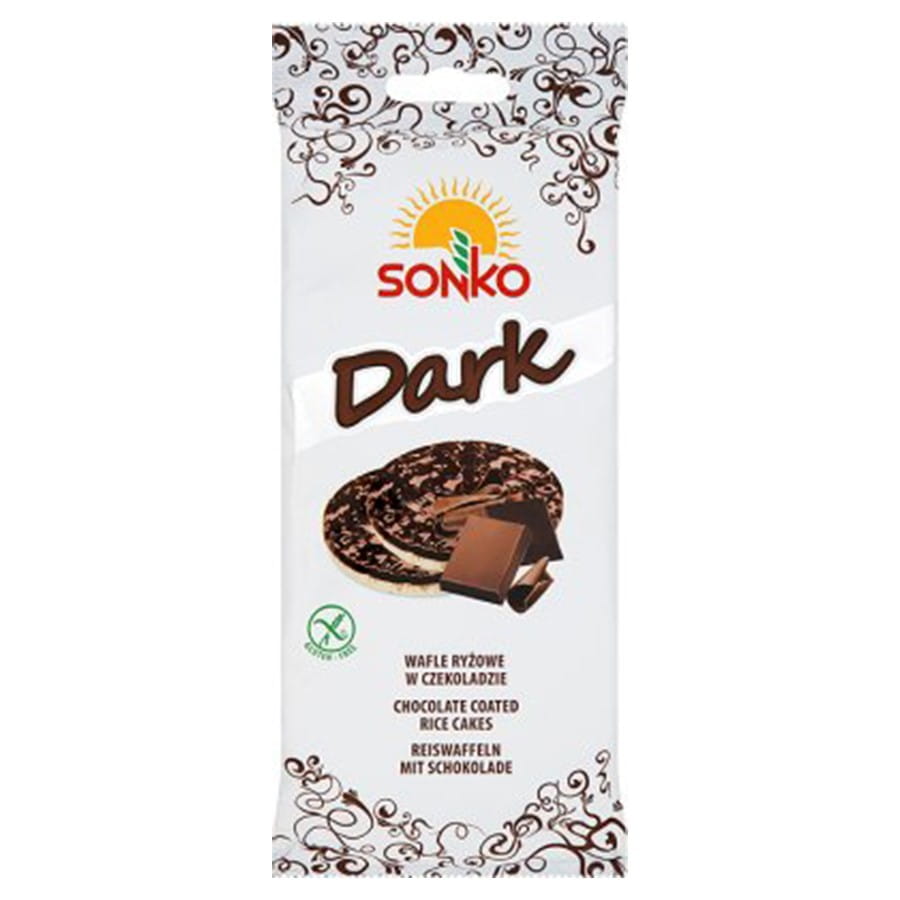 Riskake med mørk sjokolade 65g SONKO