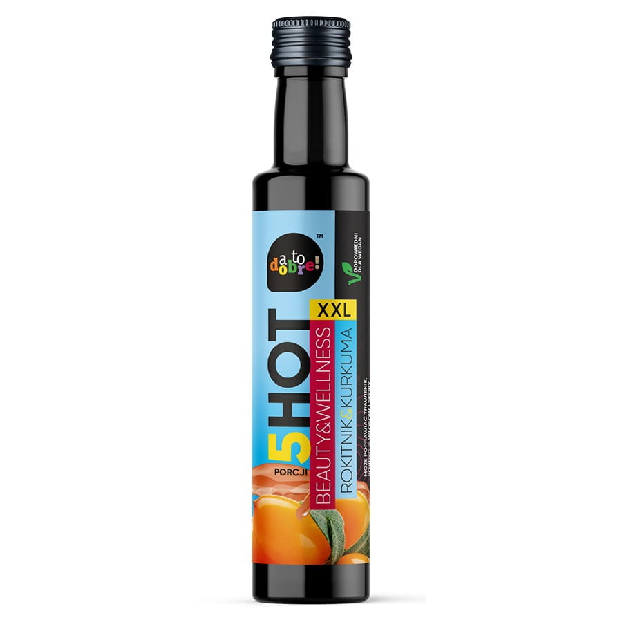 Shot Beauty a Wellness XXL s rakytníkem a kurkumou 250ml - DAS IST GUT!