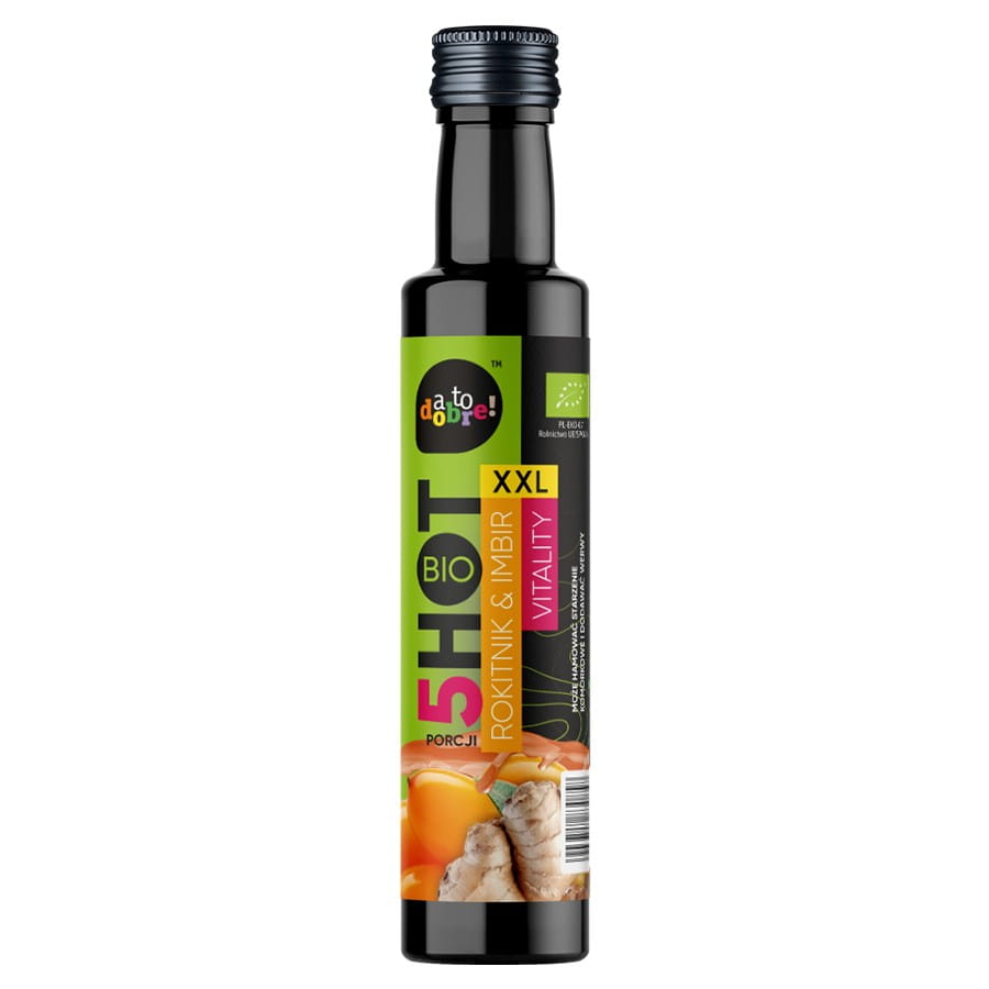 Shot Vitalidad XXL con espino amarillo y jengibre BIO 250ml - ¡ESTO ES BUENO!