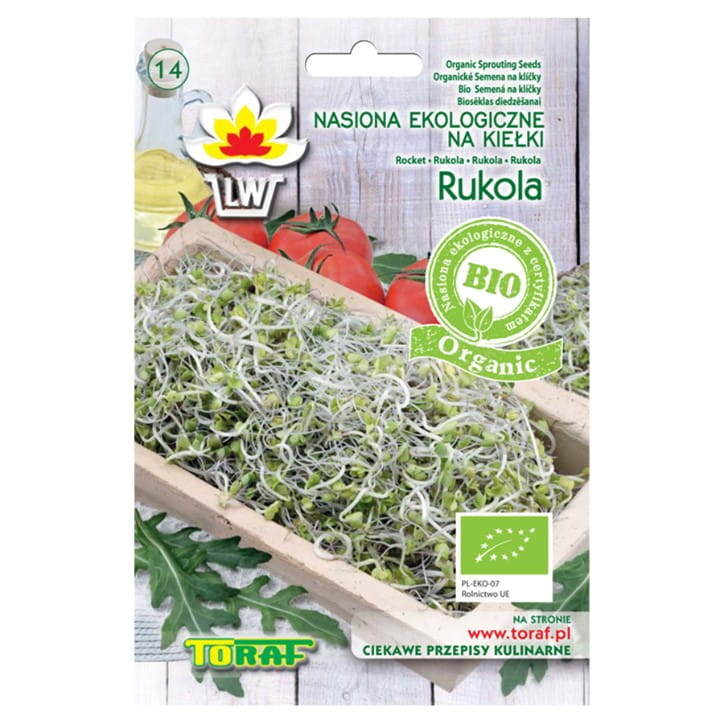 Bio-frø for spirer - Rucola BIO 10g TORAF