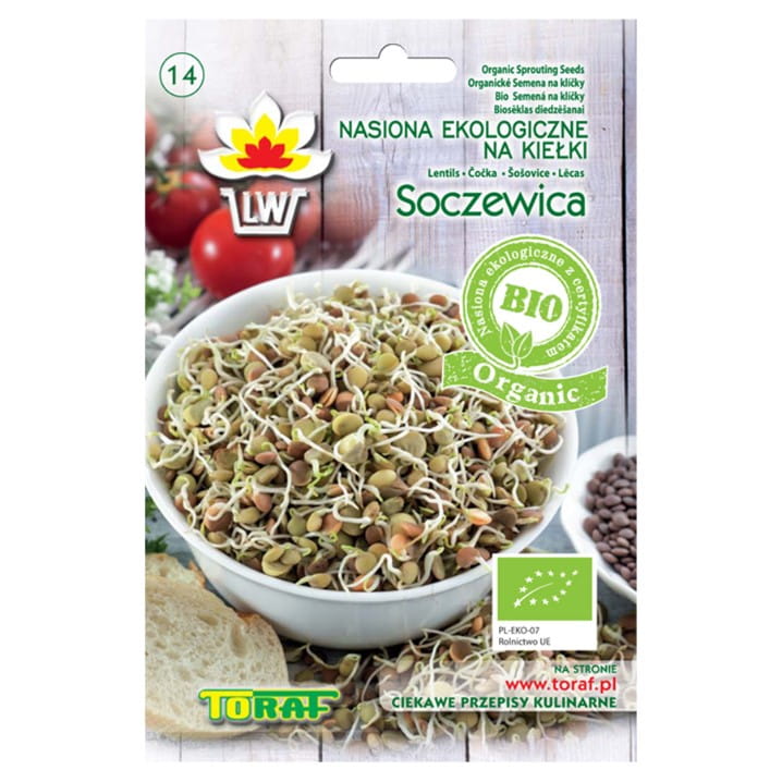 Bio frø til spirer - BIO linser 30g TORAF