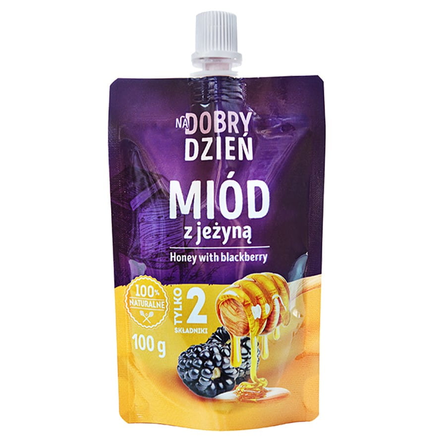 Mật ong với quả mâm xôi "cho một ngày tốt lành" 100g KOZACKI BEEBERRY