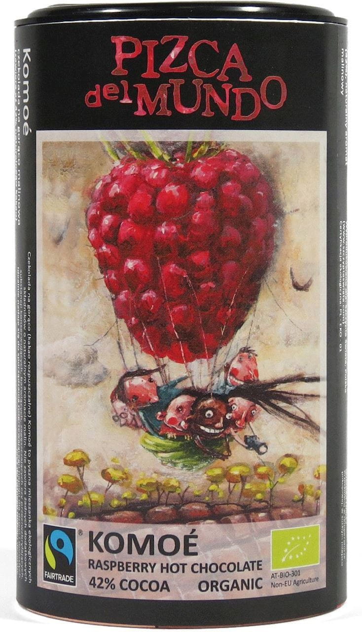 Fair Trade Σοκολάτα Κάζου με Σμέουρα 250 g - PIZCA DEL MUNDO