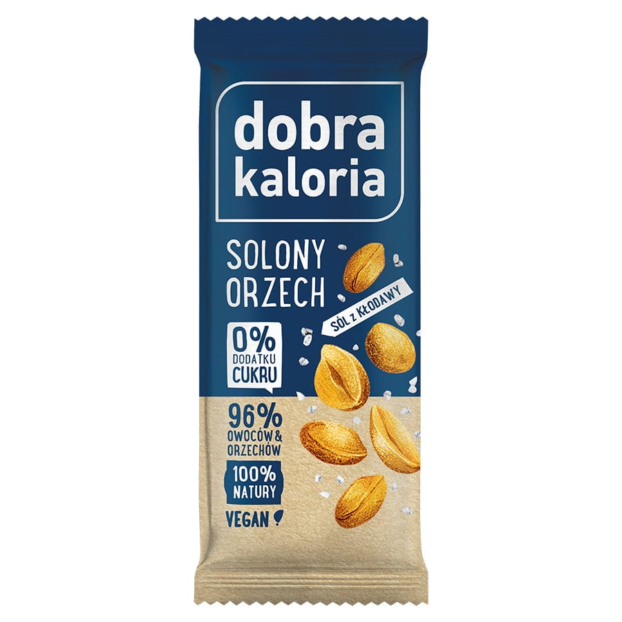 Fruchtriegel - kacang walnut masin (garam blok) 35g GOOD KALORIA