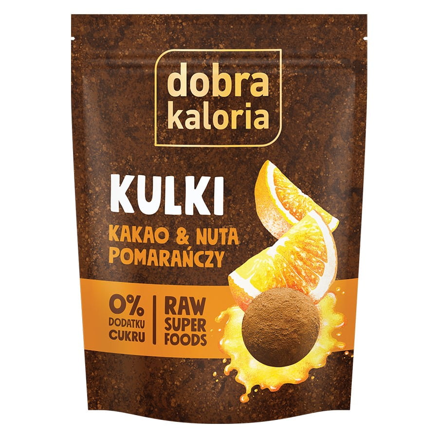 Powerballs - Kakao og et hint av appelsin 65g GOOD CALORIE