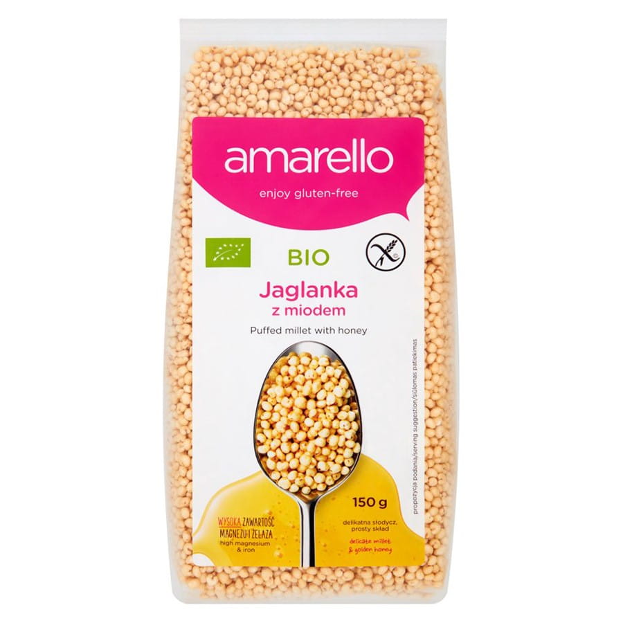 Hirse med honning AMARELLO BIO 150g