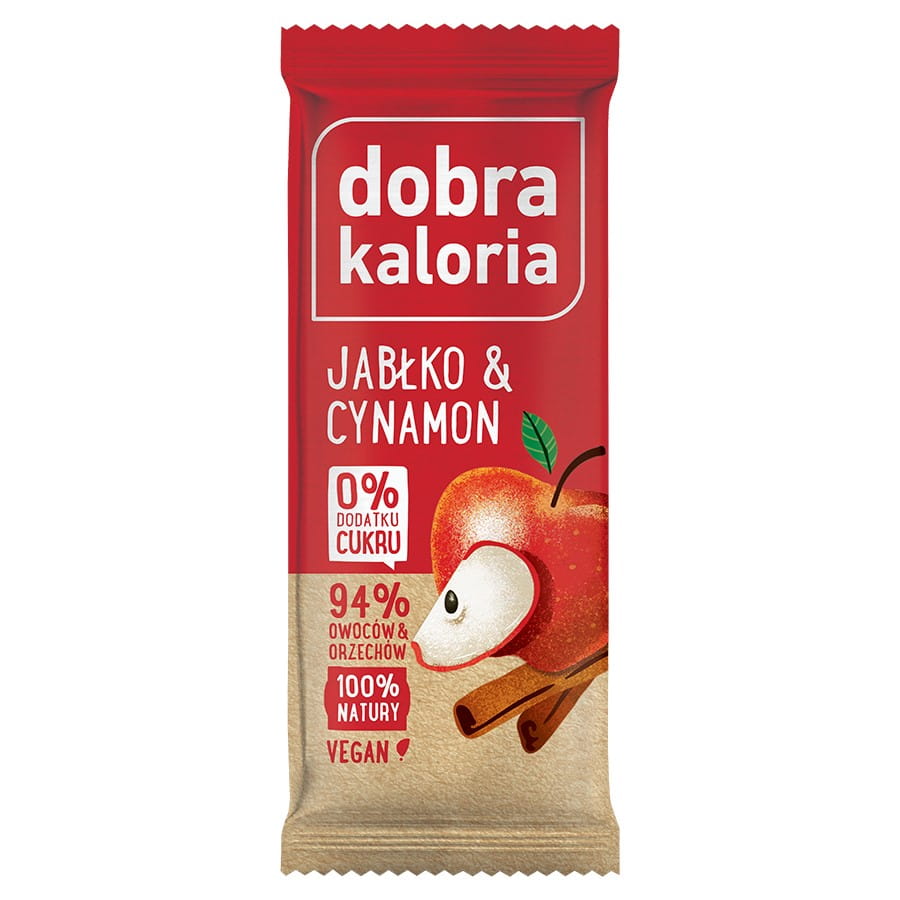 Fruktremsa - Äpple och kanel 35g GOOD KALORIA