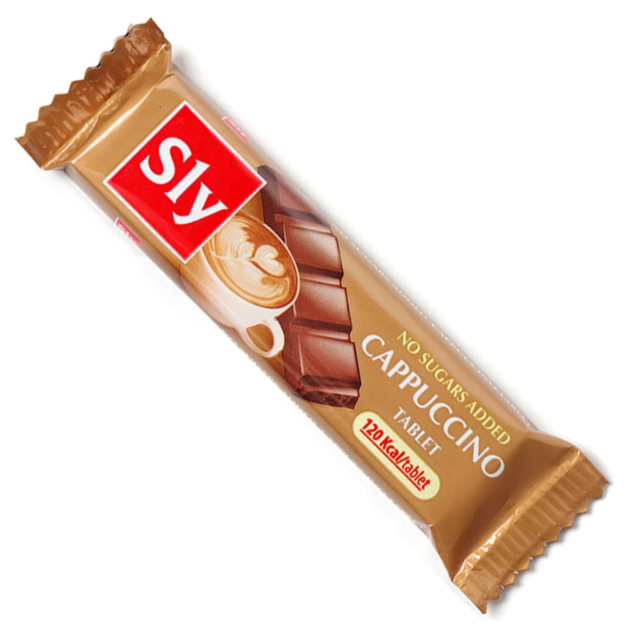 Chokladkaka - Cappuccino utan tillsatt socker 25g SLY NUTRITIA