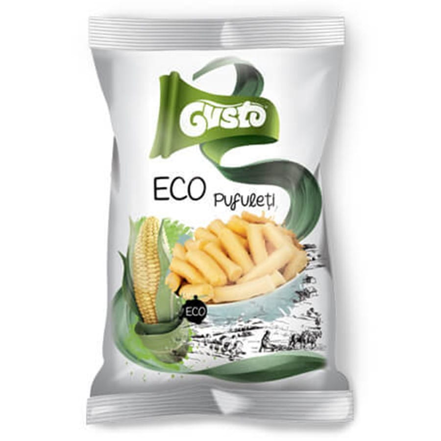 Naturlige bio-maischips 35g GUSTO PUFULETI