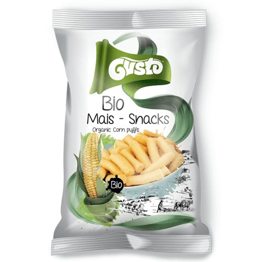 Naturlige bio-maischips 80g GUSTO PUFULETI