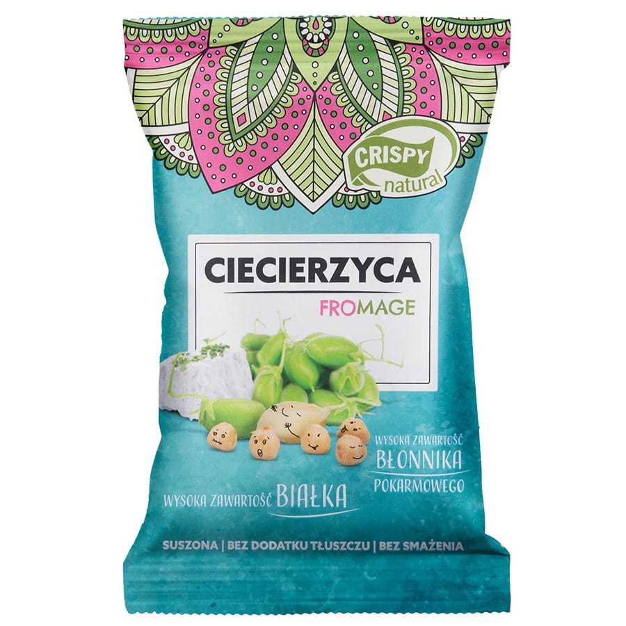 Tørkede kikerterchips - Naturell friskost 25g CRISPY