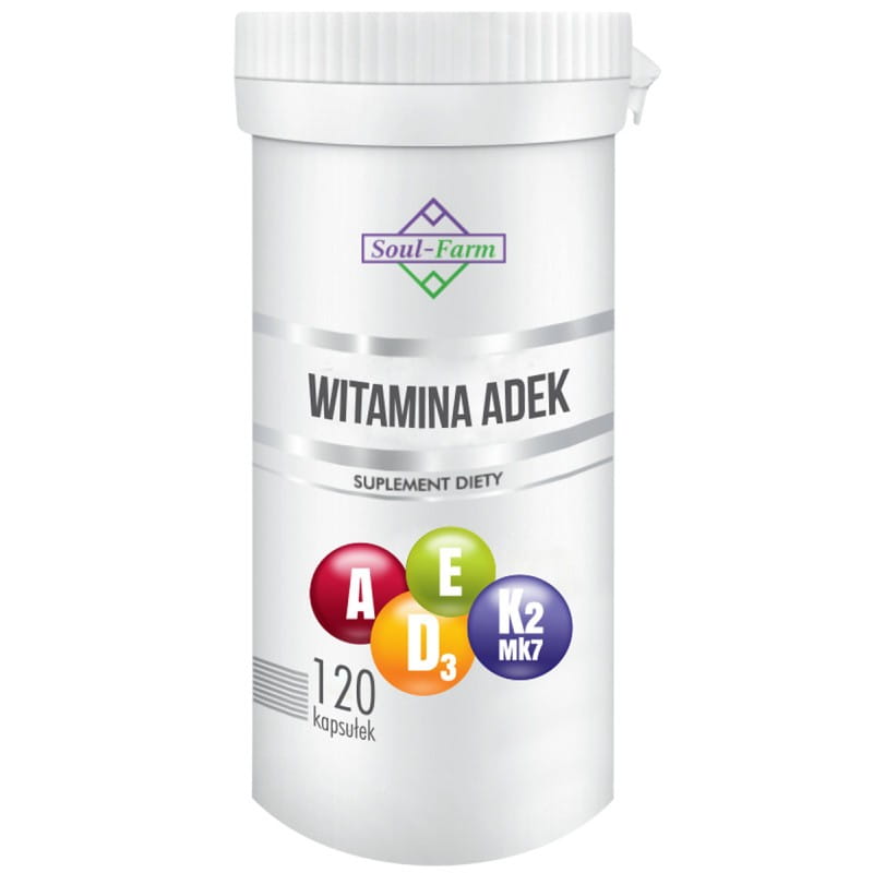 Vitamin ADEK 120 Viên Nang (800 mcg + 50 mcg + 12 MG + 75 mcg) - SOUL FARM