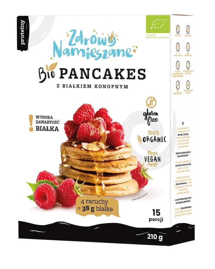 BIO hamppuproteiiniseos pannukakkuihin 210 g - TERVEELLINEN SEOS