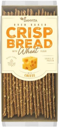 Pšeničné krekry se sýrem a pažitkou 110g DANVITA