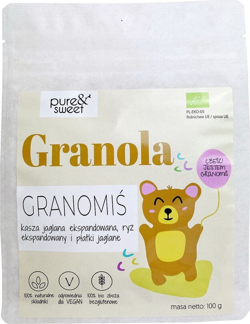 Granola al Cioccolato - Orso BIO 100g PURE & SWEET