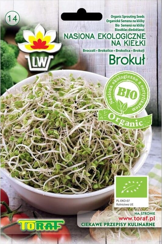 Bio-frø til spirer - BIO Brokkoli 10g TORAF
