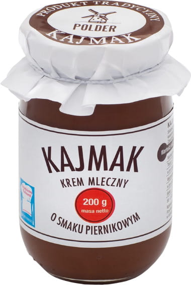 Kajmak med pepperkakesmak, glass med 200 g POLDER