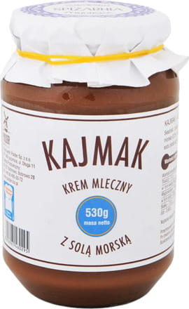 Kajmak med havsalt 530g POLDER glass