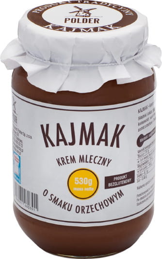 Butterscotch med nøttesmak 530 g POLDER-glass