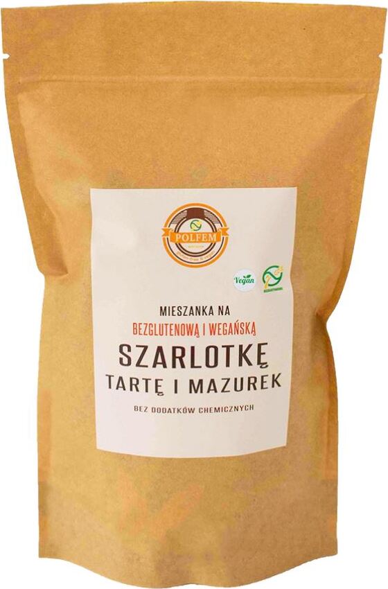 Mix gluténmentes és vegán almás sütihez / tortához / mazurekhoz / shortbreadhez 500g POLFEM