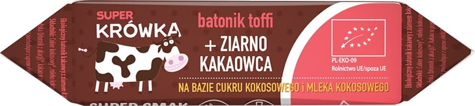 Toffeeriegel s kakaovými boby bez lepku 30g SUPER Fudge